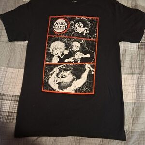 Demon Slayer Black Graphic T-Shirt